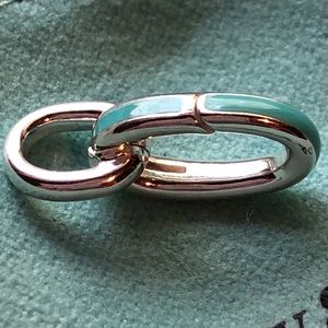 New Tiffany & Co. Blue Oval Link Clasp Ext…